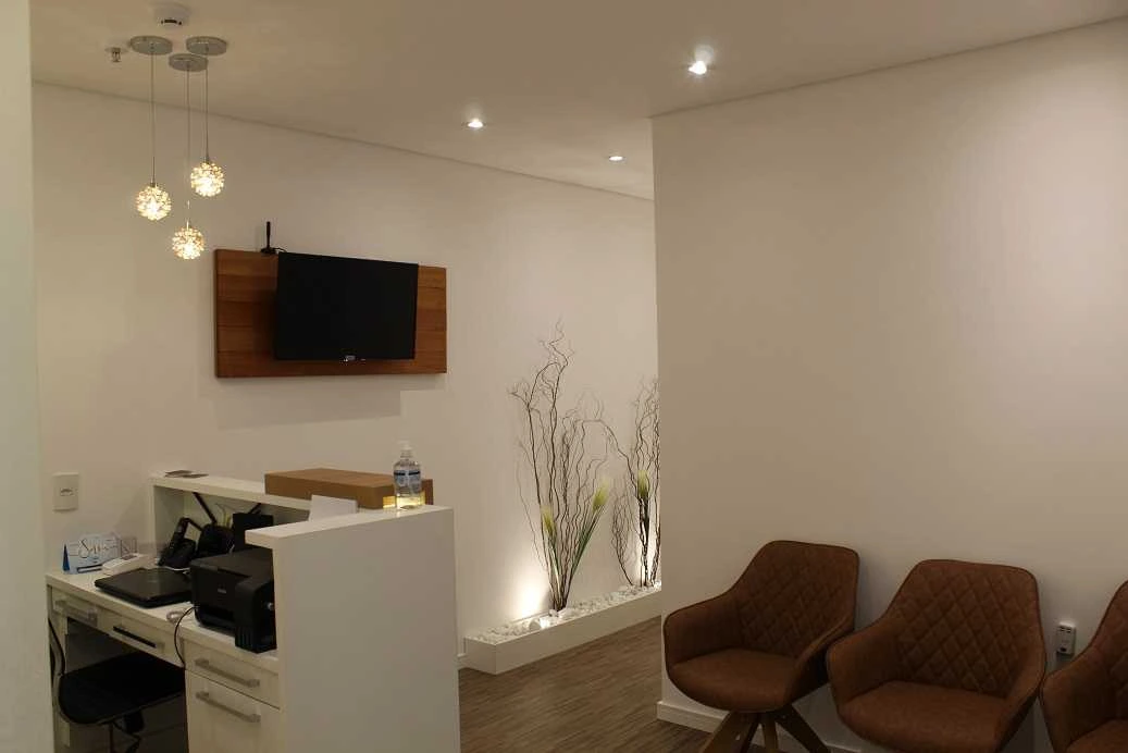 Sala de atendimento da clínica